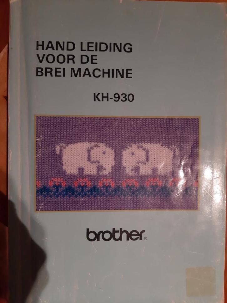 Breimachine Brother KH930, Hobby en Vrije tijd, Breien en Haken, Gebruikt, Breien, Machine, Ophalen