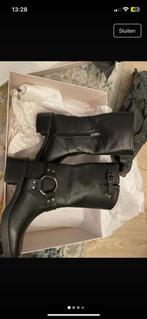 Nieuwe half hoge zwarte laarzen, Kleding | Dames, Ophalen of Verzenden, Zo goed als nieuw, Zwart, Hoge laarzen