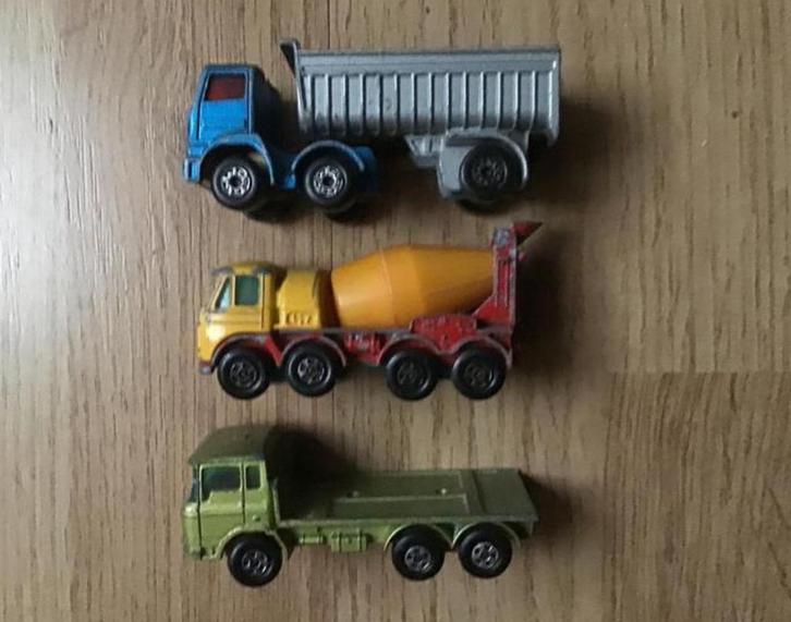 Matchbox trucks 1:87, Hobby en Vrije tijd, Modelauto's | 1:87, Gebruikt, Bus of Vrachtwagen, Matchbox, Ophalen of Verzenden