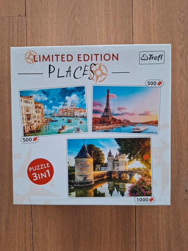Trefl Puzzel 3 in 1 - Limited Edition - Nieuw, Hobby en Vrije tijd, Denksport en Puzzels, Nieuw, Legpuzzel, 500 t/m 1500 stukjes