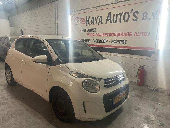 Citroën C1 1.0 VTi AIRCO 5D 2017 Wit, Auto's, Citroën, Bedrijf, C1, ABS, Achteruitrijcamera, Airbags, Airconditioning, Bluetooth