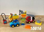 Duplo mijn eerste wagens en trucks 10816 (compleet) 7, Kinderen en Baby's, Ophalen of Verzenden, Zo goed als nieuw, Complete set