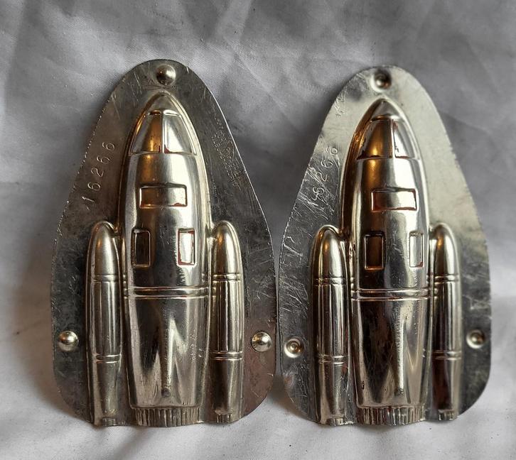 Mooie oude chocoladevorm: RAKET (VORMENFABRIEK TILBURG), Antiek en Kunst, Curiosa en Brocante, Ophalen of Verzenden