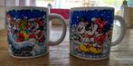 Twee verschillende bekers met oor van Mickey Mouse  (winter), Ophalen of Verzenden, Zo goed als nieuw, Porselein, Kop(pen) en/of Schotel(s)