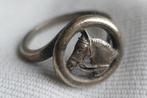Paarden hoofd ring  -  vintage, Overige materialen, Gebruikt, Verzenden, 17 tot 18