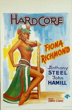 HARDCORE Fiona Richmond 1978 poster Britse porno komedie, Verzamelen, Posters, A1 t/m A3, Zo goed als nieuw, Film en Tv, Verzenden