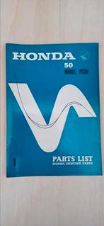 Honda  PS50  parts list., Ophalen of Verzenden, Zo goed als nieuw