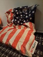 Leuke zitzak van Sit & Joy met Amerikaanse vlag, Zitzak, Gebruikt, Ophalen of Verzenden, Overige kleuren