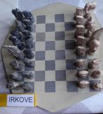 SCHAAKSPEL * AFRIKA MARMER * Compleet *, Hobby en Vrije tijd, Denksport en Puzzels, Verzenden, Zo goed als nieuw, Schaken