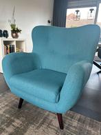 Fauteuil Viborg blauw - leen bakker, Huis en Inrichting, Fauteuils, Ophalen of Verzenden, Zo goed als nieuw