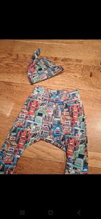 Handmade broekje en mutsje robot newborn, Ophalen of Verzenden, Nieuw, Jongetje of Meisje, Broekje