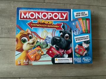 Monopoly Junior Elecktronisch Bankieren Compleet beschikbaar voor biedingen