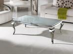 Luxe EETTAFEL moderne barok tafel RVS WIT GLAS, Huis en Inrichting, Ophalen, Nieuw, Info@houseofcoco.nl, Maasbrachterweg 54 Echt