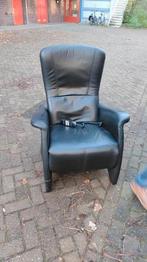 relaxfauteuil zwart, Huis en Inrichting, Stoelen, Ophalen, Gebruikt, Zwart, Eén