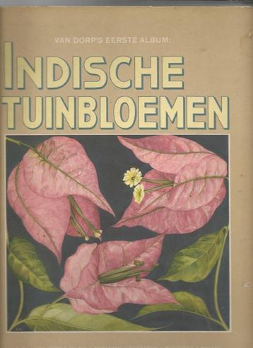 Plaatjesalbum  Indische Tuinbloemen  zeldzaam en compleet beschikbaar voor biedingen