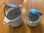 Theepot met zeef, 1 liter & 0,5 liter, Ophalen, Zo goed als nieuw