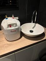 Waskom  met boiler en kraan, Ophalen, Minder dan 50 cm, Gebruikt, Minder dan 25 cm