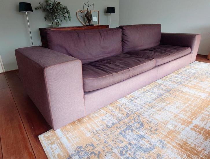 Gratis Molinari 4-zits bank, Huis en Inrichting, Banken | Bankstellen, Gebruikt, Rechte bank, Vierpersoons of meer, 250 tot 300 cm