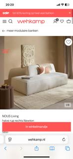 GEZOCHT Wehkamp Newton bank - crème bouclé delen, Gebruikt, Hoekbank, Ophalen of Verzenden, Stof