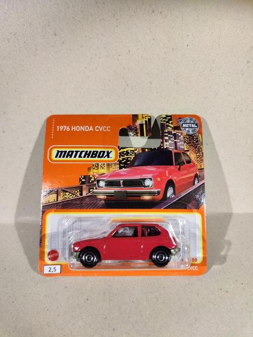 Matchbox '76 Honda CVCC, Hobby en Vrije tijd, Modelauto's | Overige schalen, Nieuw, Auto, Ophalen of Verzenden