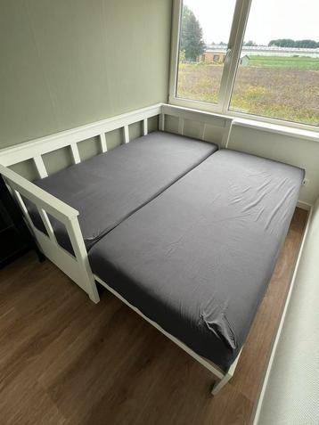 Leen Bakker Vipack kajuitbed Pino open wit grenen bedbank