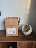 Lindby Solomia tafellamp, beige, ijzer, Ø 20 cm, Ophalen of Verzenden, Nieuw, Minder dan 50 cm