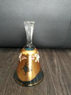 Tafelbel handgeschilderd, Antiek en Kunst, Antiek | Glas en Kristal, Ophalen of Verzenden