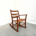 Vintage schommelstoel jaren 50 60 deens design stoel retro, Ophalen, Gebruikt, Wit, Vintage midcentury modern danish design 50s 60s 70s