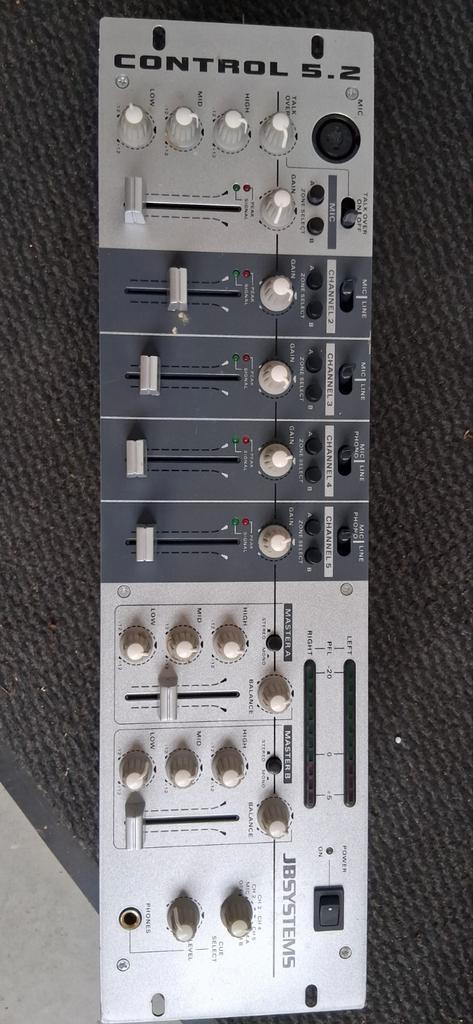 JB Systems Control 5.2 Mengpaneel, Muziek en Instrumenten, Mengpanelen, Gebruikt, 5 tot 10 kanalen, Microfooningang, Ophalen