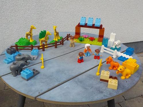 Lego Duplo dierentuin met veel dieren en poppetjes - set 4, Kinderen en Baby's, Speelgoed | Duplo en Lego, Gebruikt, Duplo, Complete set