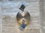 Dijkstra lamp – plafonnière – 2 draaibare spots – aluminium, Ophalen, Gebruikt, Metaal, Strak en technisch