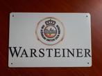 Warsteiner 20x30 cm Reclamebord, Ophalen of Verzenden, Nieuw, Reclamebord, Plaat of Schild, Overige merken