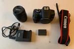 als nieuw: EOS 1300D + 18-55 lens, oplader & batterij, Audio, Tv en Foto, Fotocamera's Digitaal, Spiegelreflex, Canon, Ophalen of Verzenden