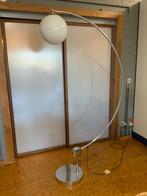 Seventies vintage booglamp, Huis en Inrichting, Lampen | Vloerlampen, Ophalen, Gebruikt, Vintage, Glas