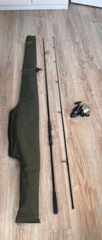 Shimano Karperhengel incl foedraal en baitrunner molen 5400., Watersport en Boten, Ophalen, Zo goed als nieuw, Complete set