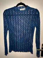 Meshtop blauw met stippen, Kleding | Dames, Tops, Maat 38/40 (M), Blauw, Ophalen of Verzenden, Zo goed als nieuw