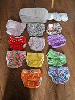 Hippybottomus wasbare luiers + bamboe inleggers, Ophalen, Zo goed als nieuw, Hippybottomus, Meisje