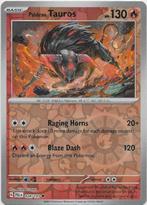 Paldea Evolved,  Paldean Tauros [reverse] 28/193, Verzenden, Nieuw, Losse kaart