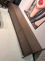 Walnoot Melamine TV Meubel, Ophalen, Kunststof, Nieuw, 200 cm of meer