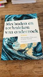 Mark Saunders - Methoden en technieken van onderzoek, Mark Saunders; Adrian Thornhill; Philip Lewis, Nieuw, Ophalen of Verzenden
