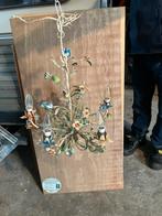 Leuke kleurrijke hanglamp, Ophalen, Gebruikt, Metaal, Oud frans