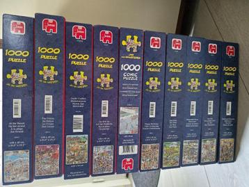 Jan van Haasteren puzzels 10 stuks. beschikbaar voor biedingen