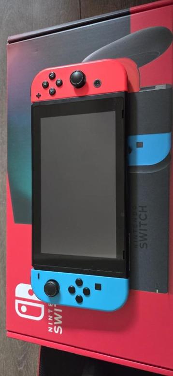 Nintendo Switch + 2 games +128GB SD + veel Accessoires beschikbaar voor biedingen