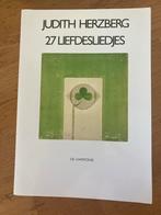 Judith Herzberg - 27 Liefdesliedjes, Boeken, Gedichten en Poëzie, Ophalen of Verzenden, Zo goed als nieuw, Eén auteur
