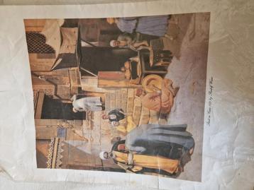 Street in Cairo in 1870 print beschikbaar voor biedingen