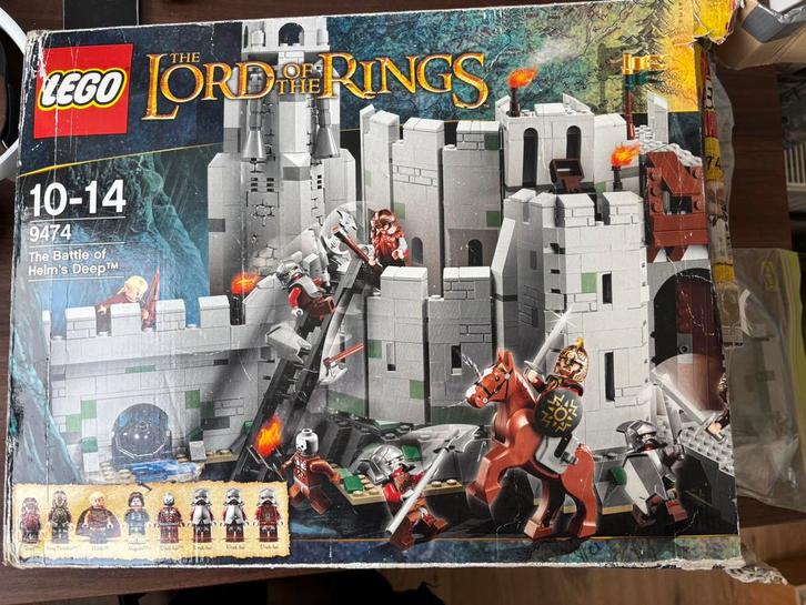 Lego 9474 Lord of the rings battle of helm’s deep, Kinderen en Baby's, Speelgoed | Duplo en Lego, Gebruikt, Lego, Complete set