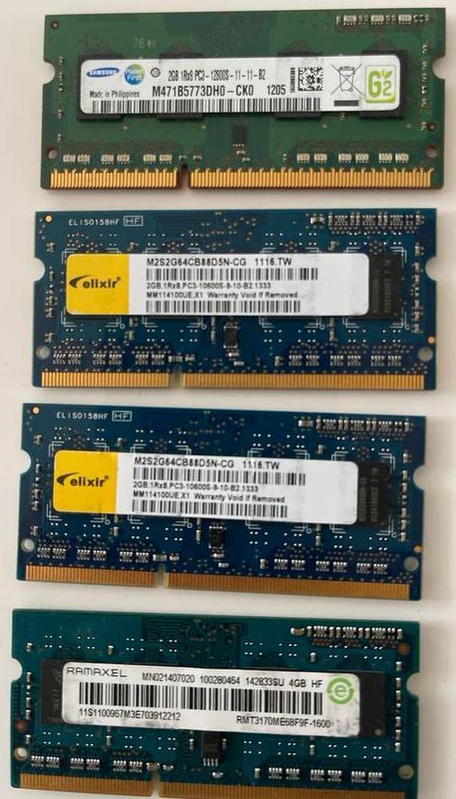 2 GB RAM Geheugen Set - LAPTOP GEHEUGEN, Computers en Software, RAM geheugen, Gebruikt, Server, 4 GB, DDR2, Ophalen of Verzenden