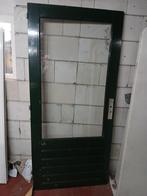 Buitendeur hout, Gebruikt, Ophalen of Verzenden, Buitendeur, 200 tot 215 cm