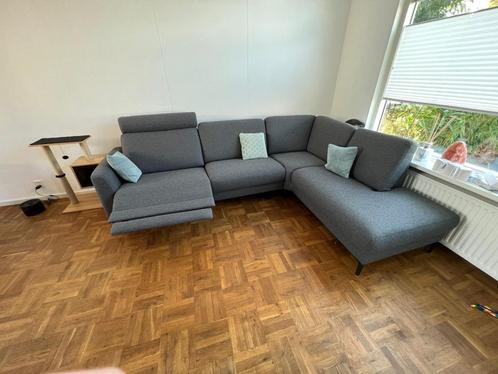 Hoekbank met elektrische zit, Huis en Inrichting, Banken | Bankstellen, Gebruikt, Hoekbank, Vierpersoons of meer, 250 tot 300 cm
