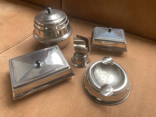 Rookset verchroomd, Antiek en Kunst, Curiosa en Brocante, Ophalen of Verzenden